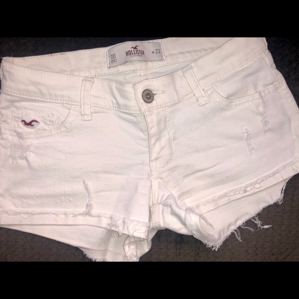 White Hollister Shorts